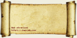 Atanasije Jakupi vizit kartica